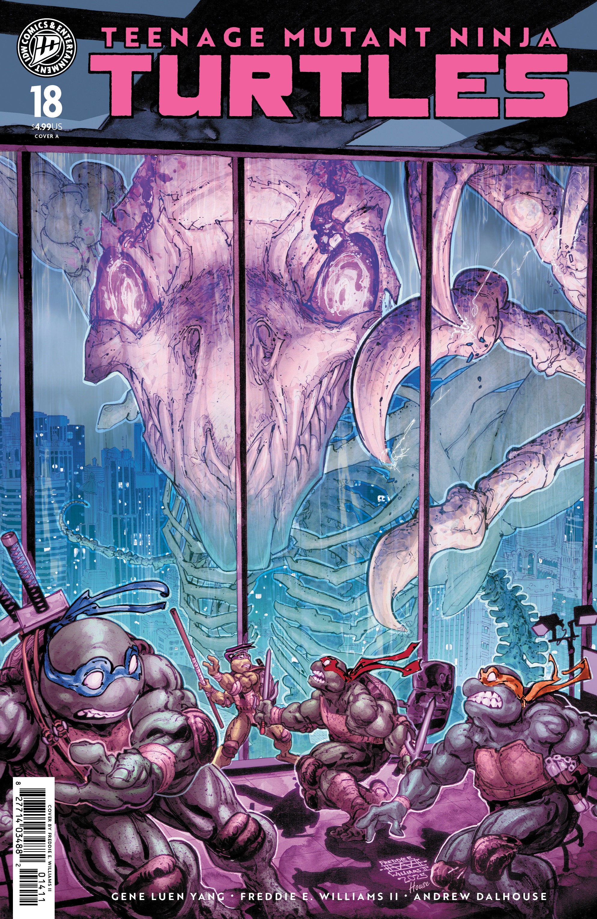 TEENAGE MUTANT NINJA TURTLES #18 COVER A (WILLIAMS II)
