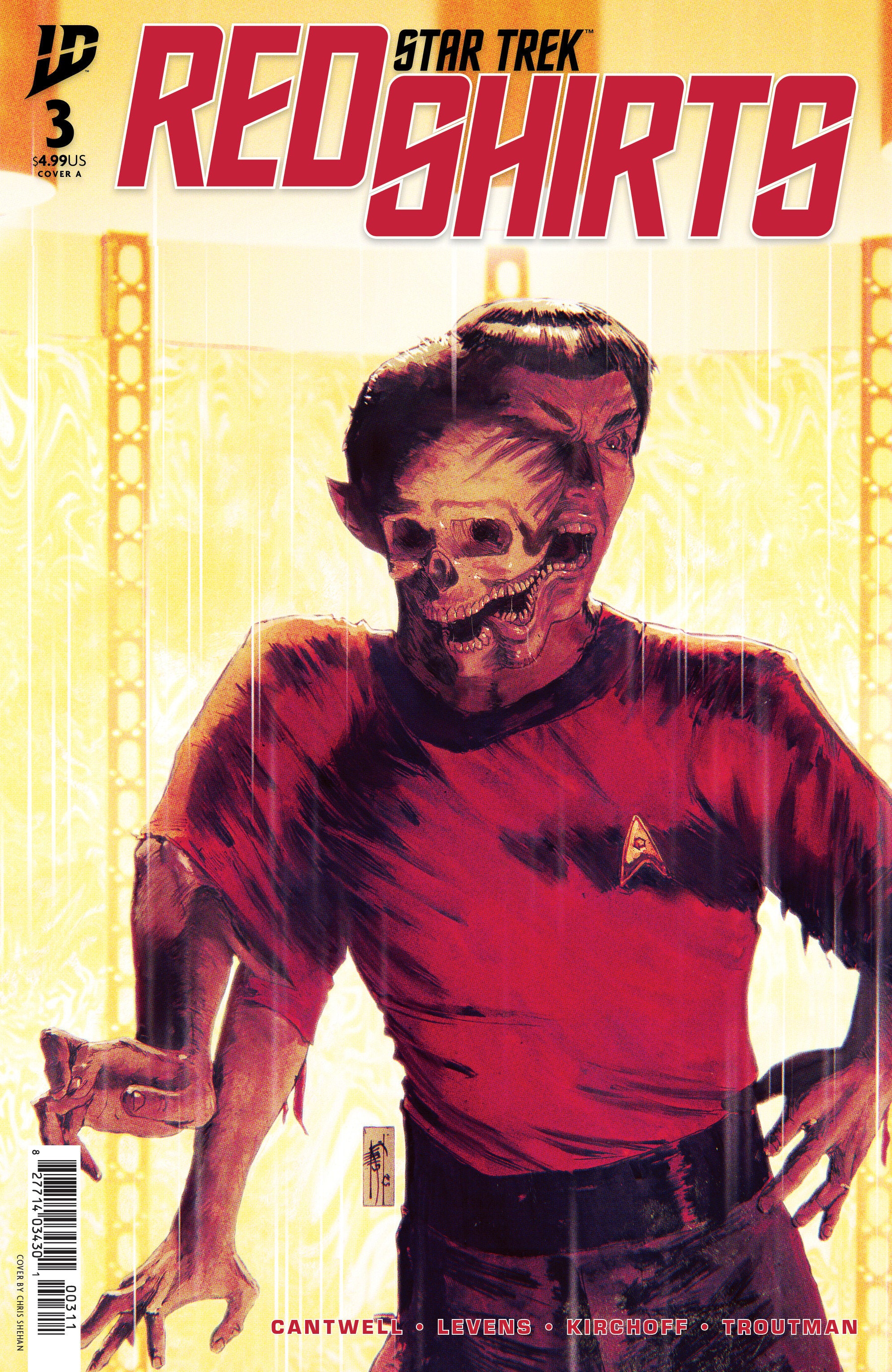 STAR TREK: RED SHIRTS #3 COVER A (SHEHAN)