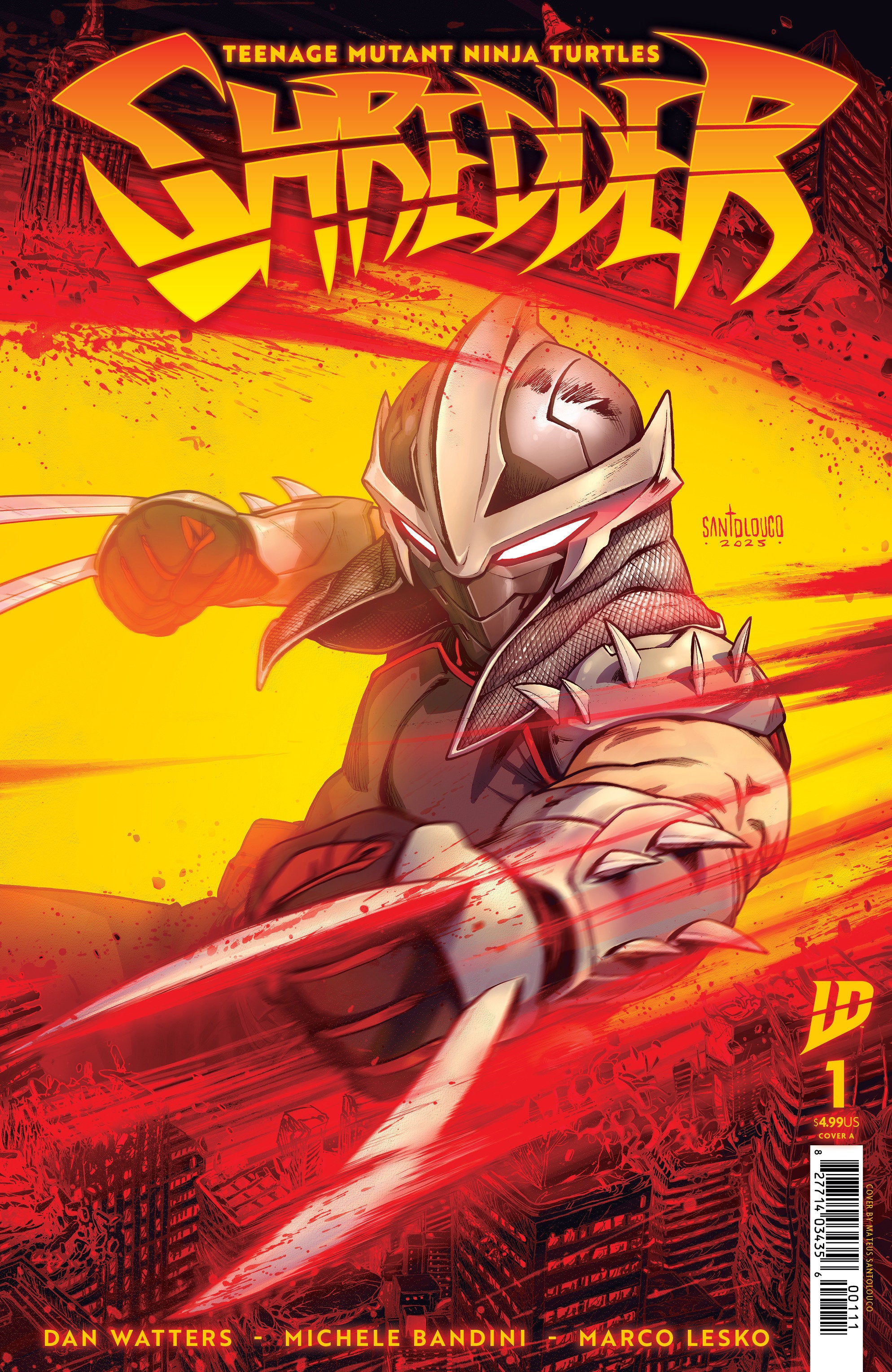 TEENAGE MUTANT NINJA TURTLES: SHREDDER #1 COVER A (SANTOLOUCO)