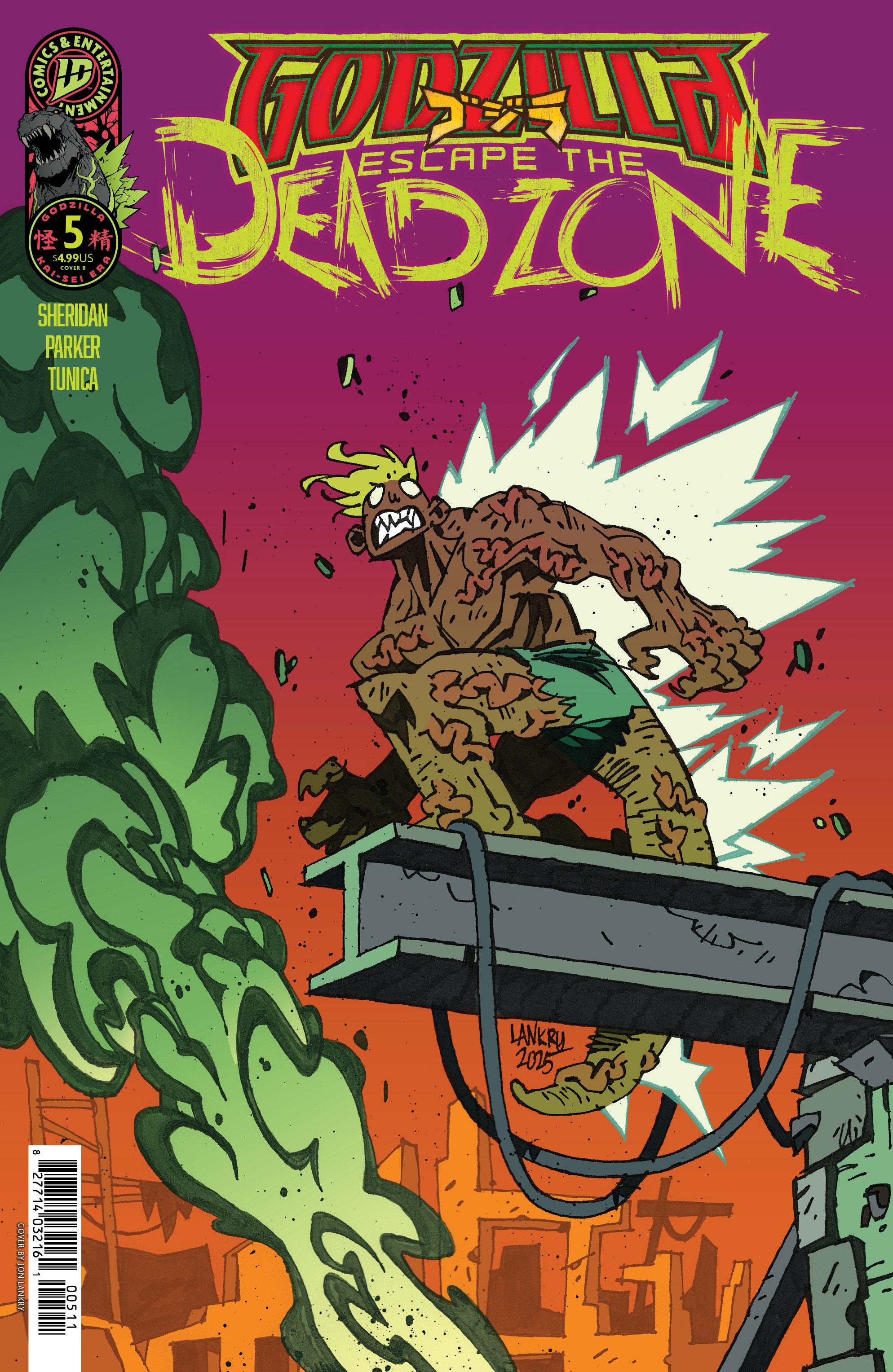 GODZILLA: ESCAPE THE DEADZONE [KAI-SEI ERA] #5 VARIANT B (LANKRY)