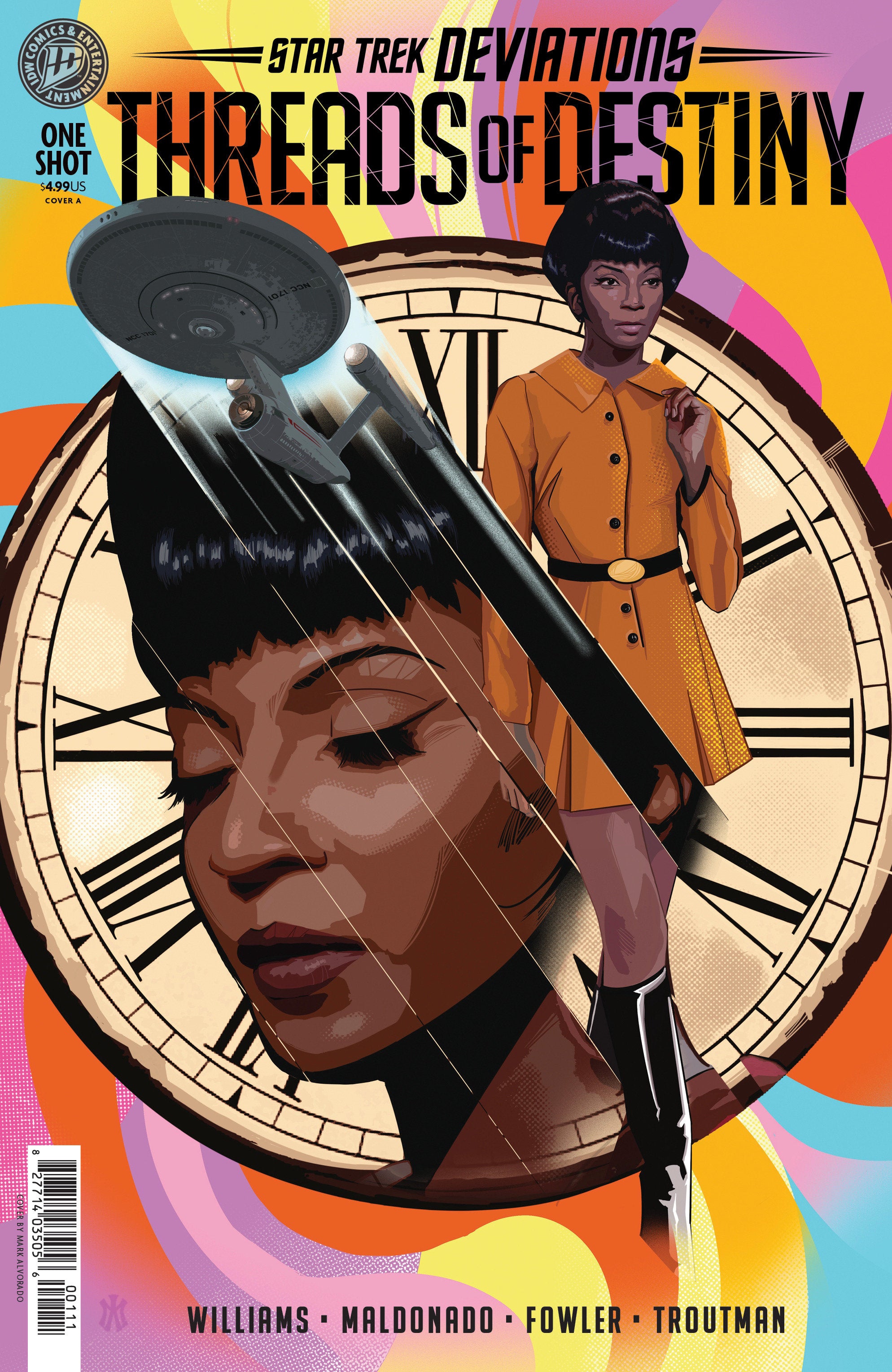 STAR TREK: DEVIATIONS--THREADS OF DESTINY COVER A (ALVARADO)