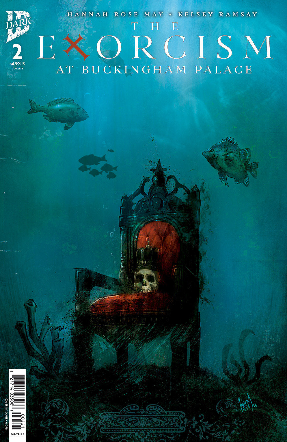 THE EXORCISM AT BUCKINGHAM PALACE #2 VARIANT B (DAMIEN WORM)