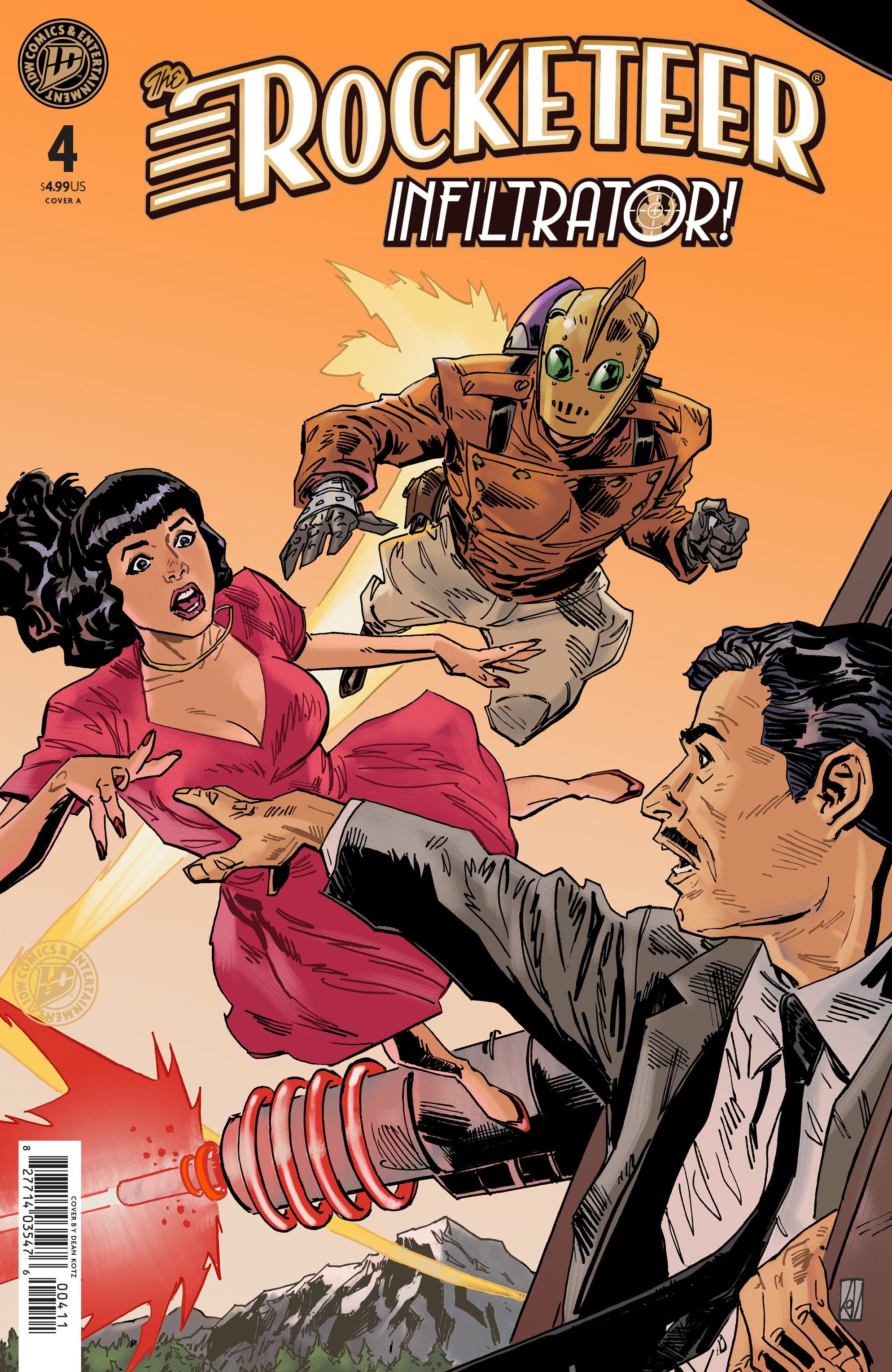 THE ROCKETEER: INFILTRATOR! #4 COVER A (KOTZ)