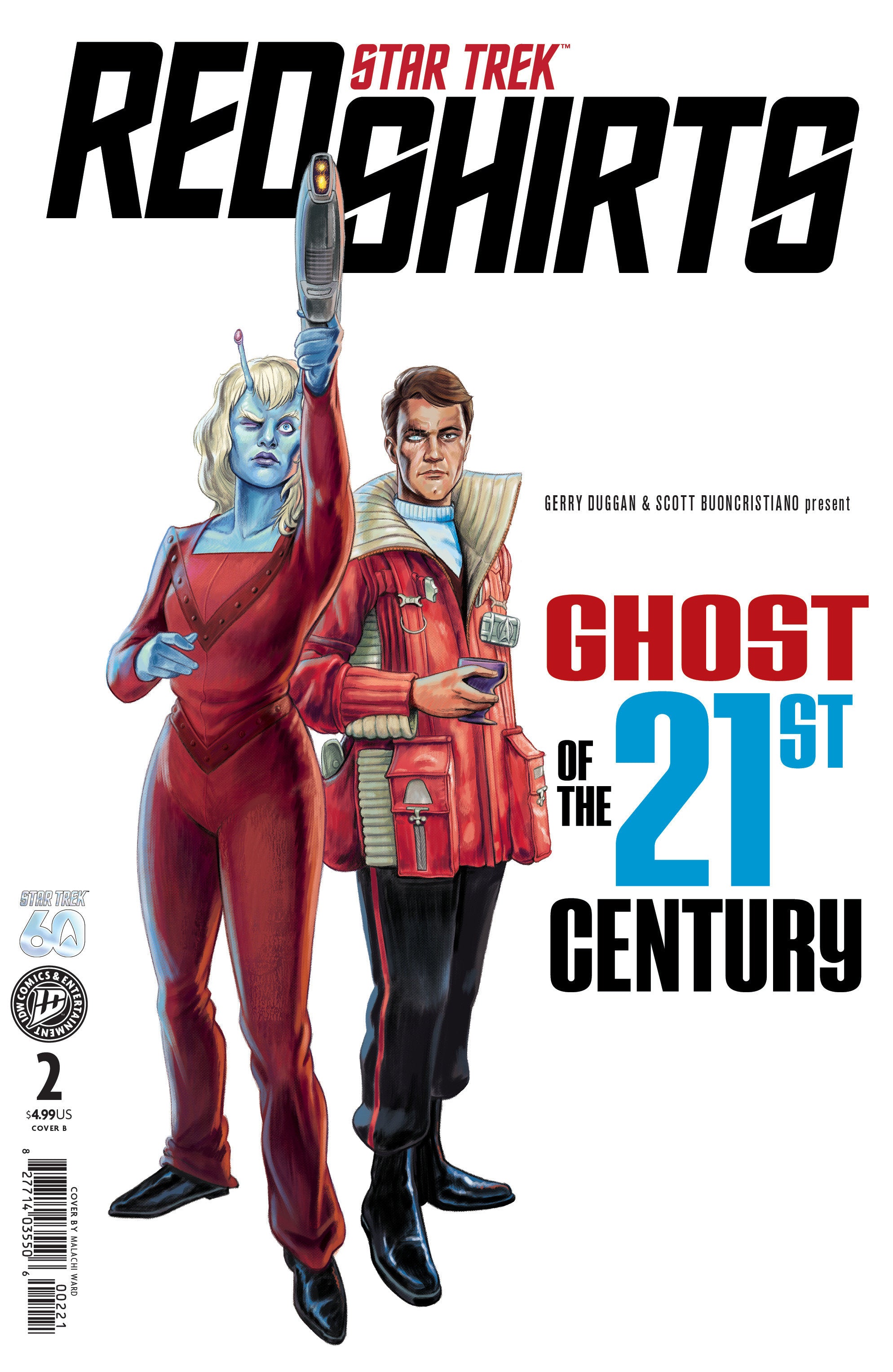 STAR TREK: RED SHIRTS--GHOST OF THE 21ST CENTURY #2 VARIANT B (WARD)
