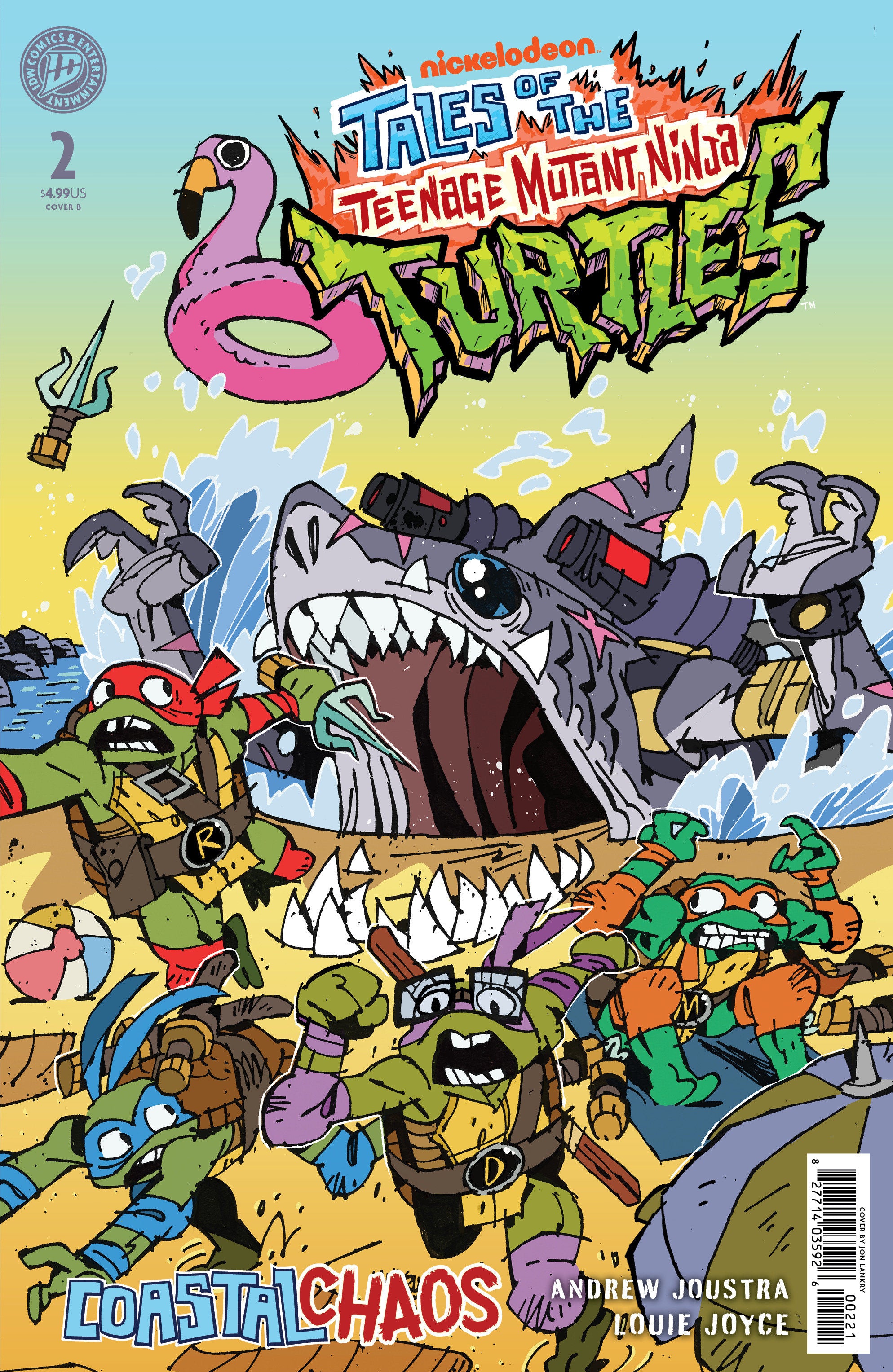 TALES OF THE TEENAGE MUTANT NINJA TURTLES: COASTAL CHAOS #2 VARIANT B (LANKRY)