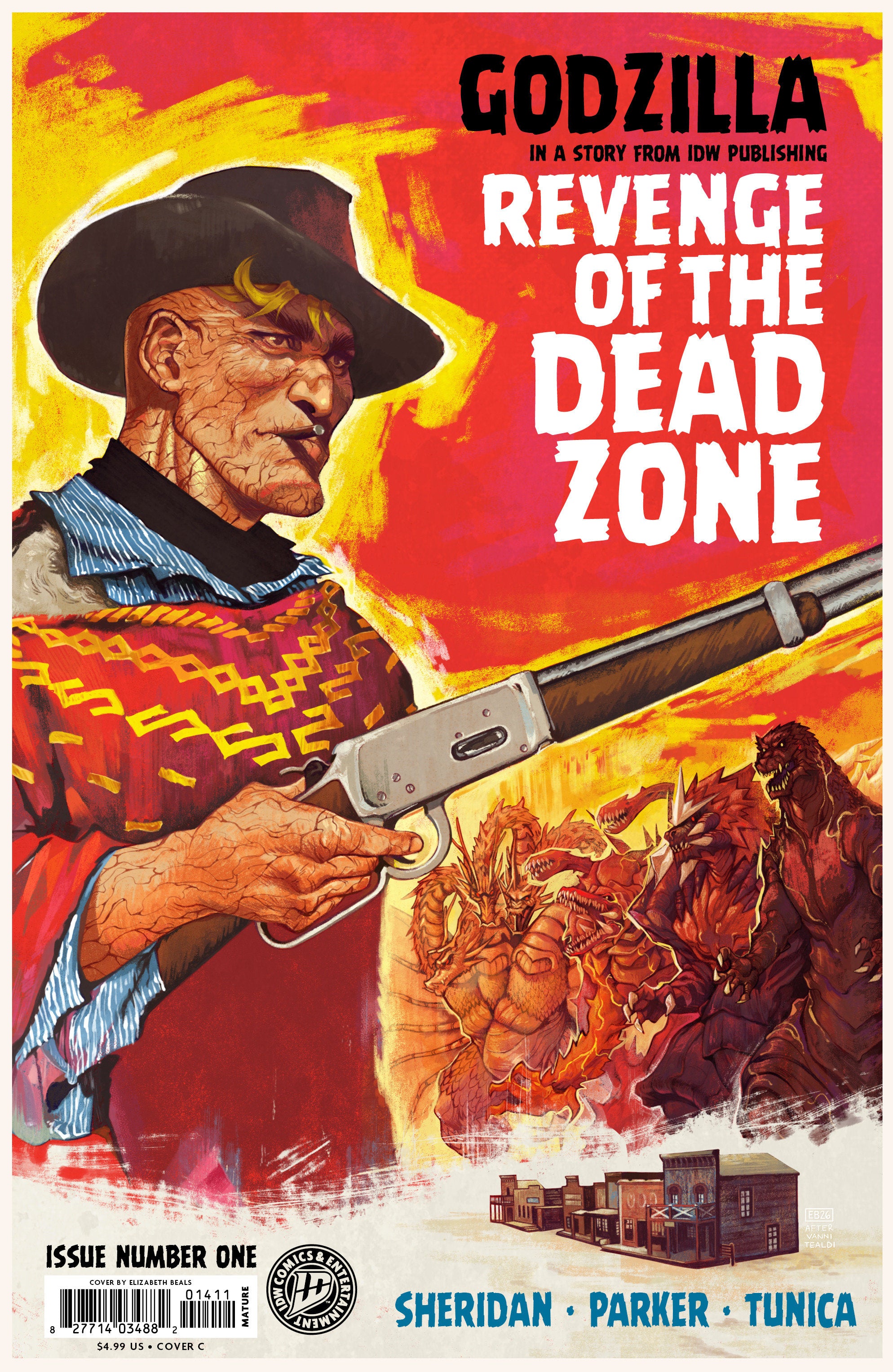 GODZILLA: REVENGE OF THE DEADZONE [KAI-SEI ERA] #1 VARIANT C (BEALS MOVIE HOMAGE COVER)