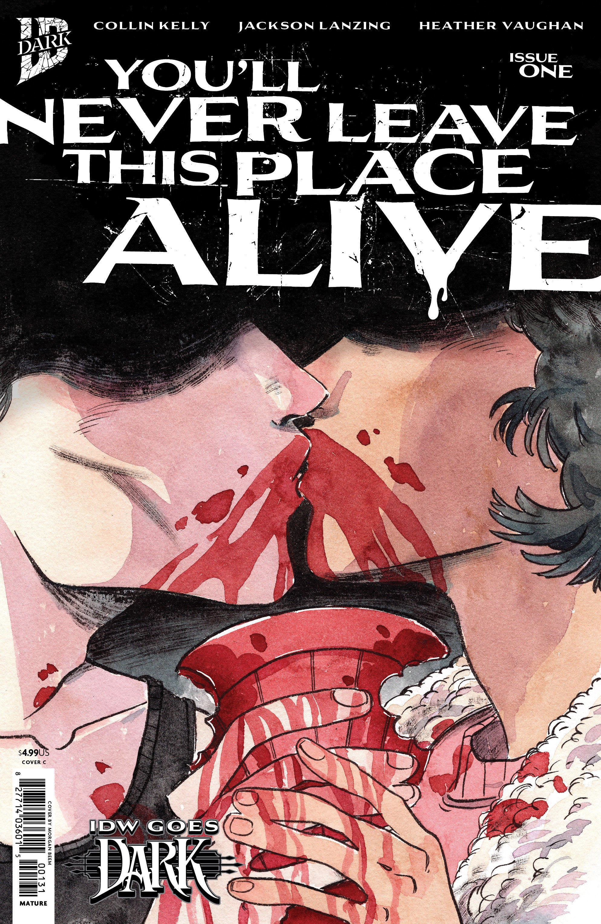 YOU'LL NEVER LEAVE THIS PLACE ALIVE #1 VARIANT C (BEEM IDW GOES DARK VARIANT)