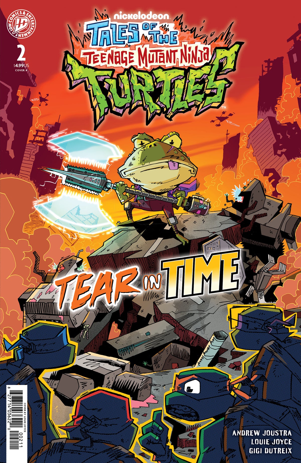 TALES OF THE TEENAGE MUTANT NINJA TURTLES: TEAR IN TIME #2 COVER A (JOYCE)