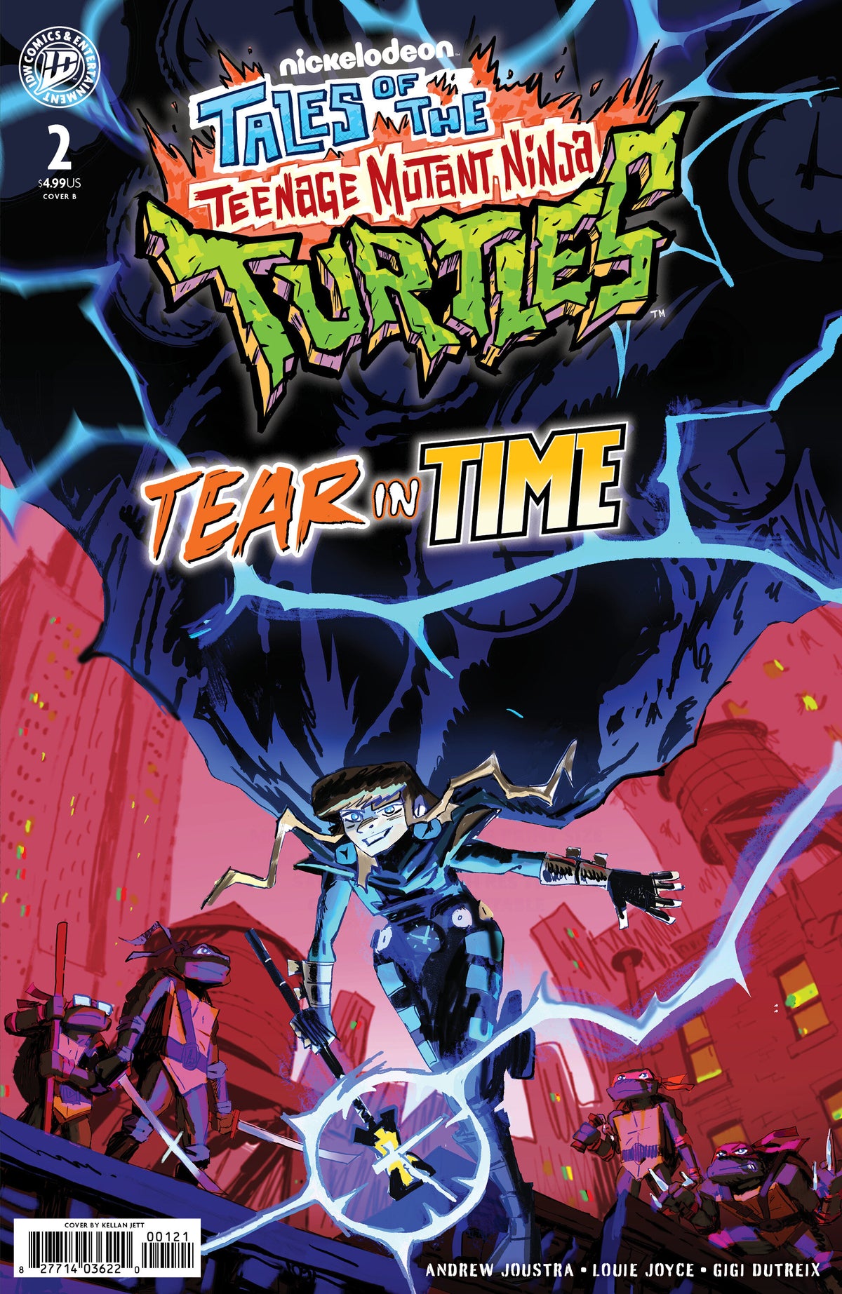 TALES OF THE TEENAGE MUTANT NINJA TURTLES: TEAR IN TIME #2 VARIANT B (JETT)