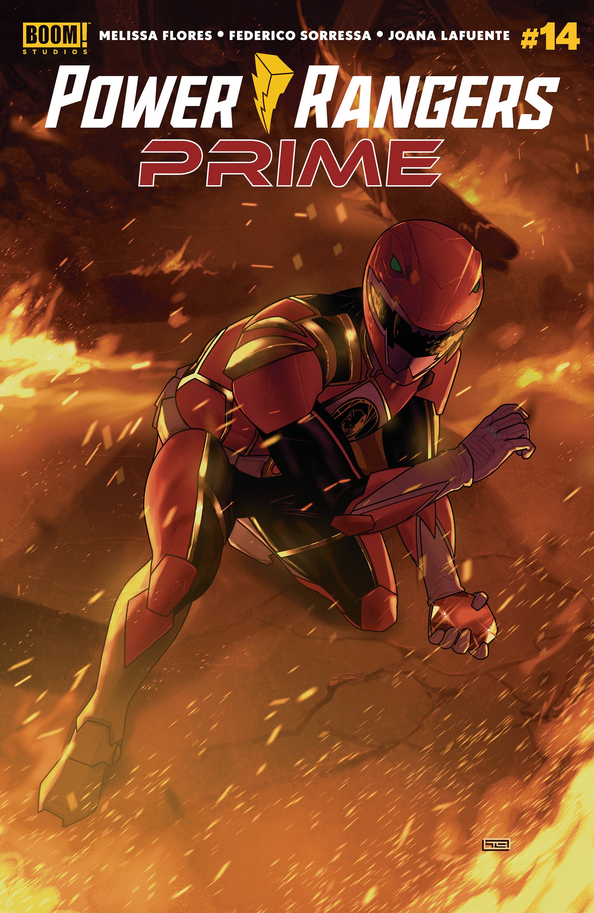 POWER RANGERS PRIME #14 H FOC REVEAL VARIANT (DRESSED, CLARKE)