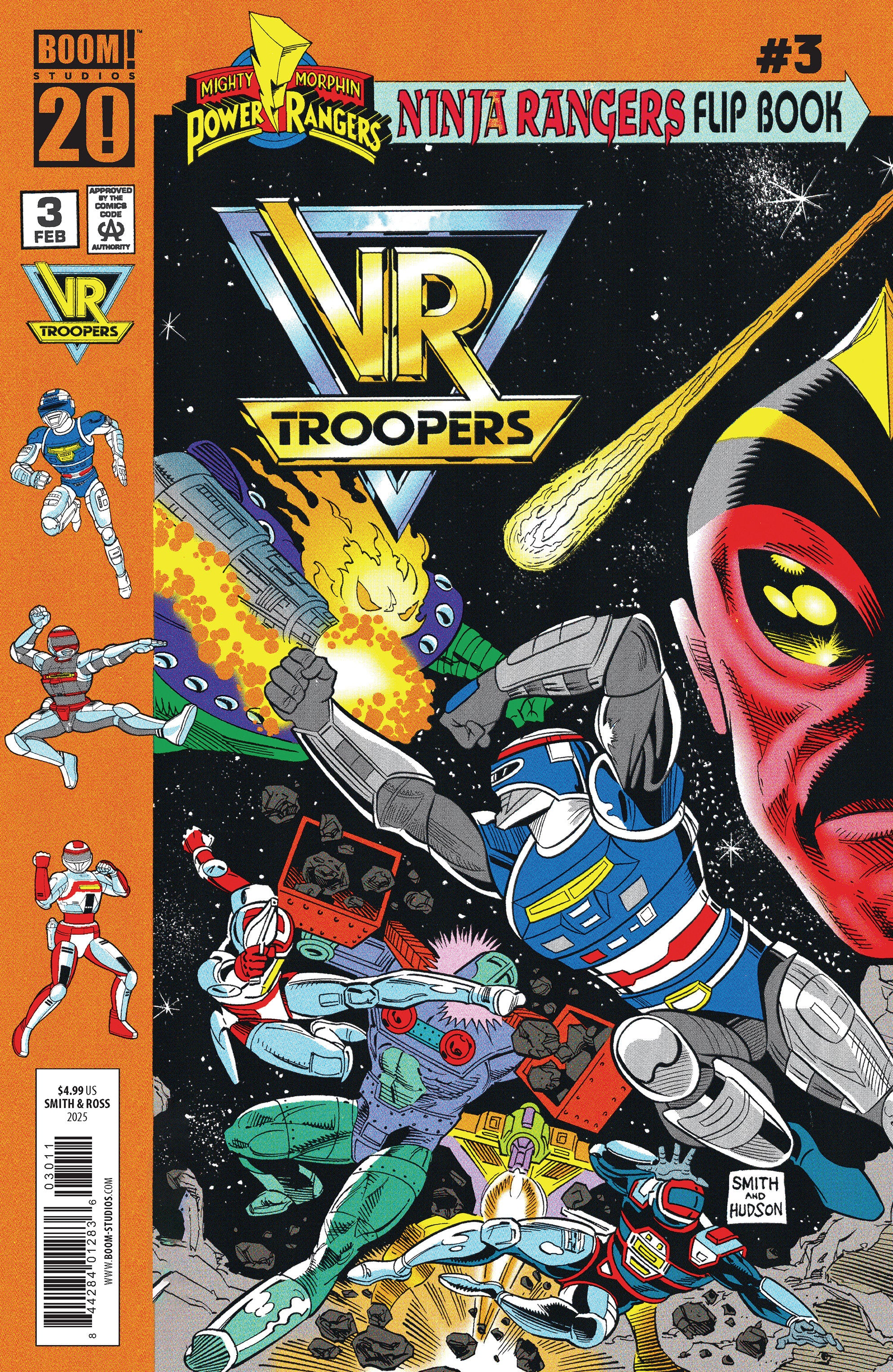 VR TROOPERS/POWER RANGERS FLIPBOOK FACSIMILE EDITION #3 A MAIN (DRESSED, TBD)