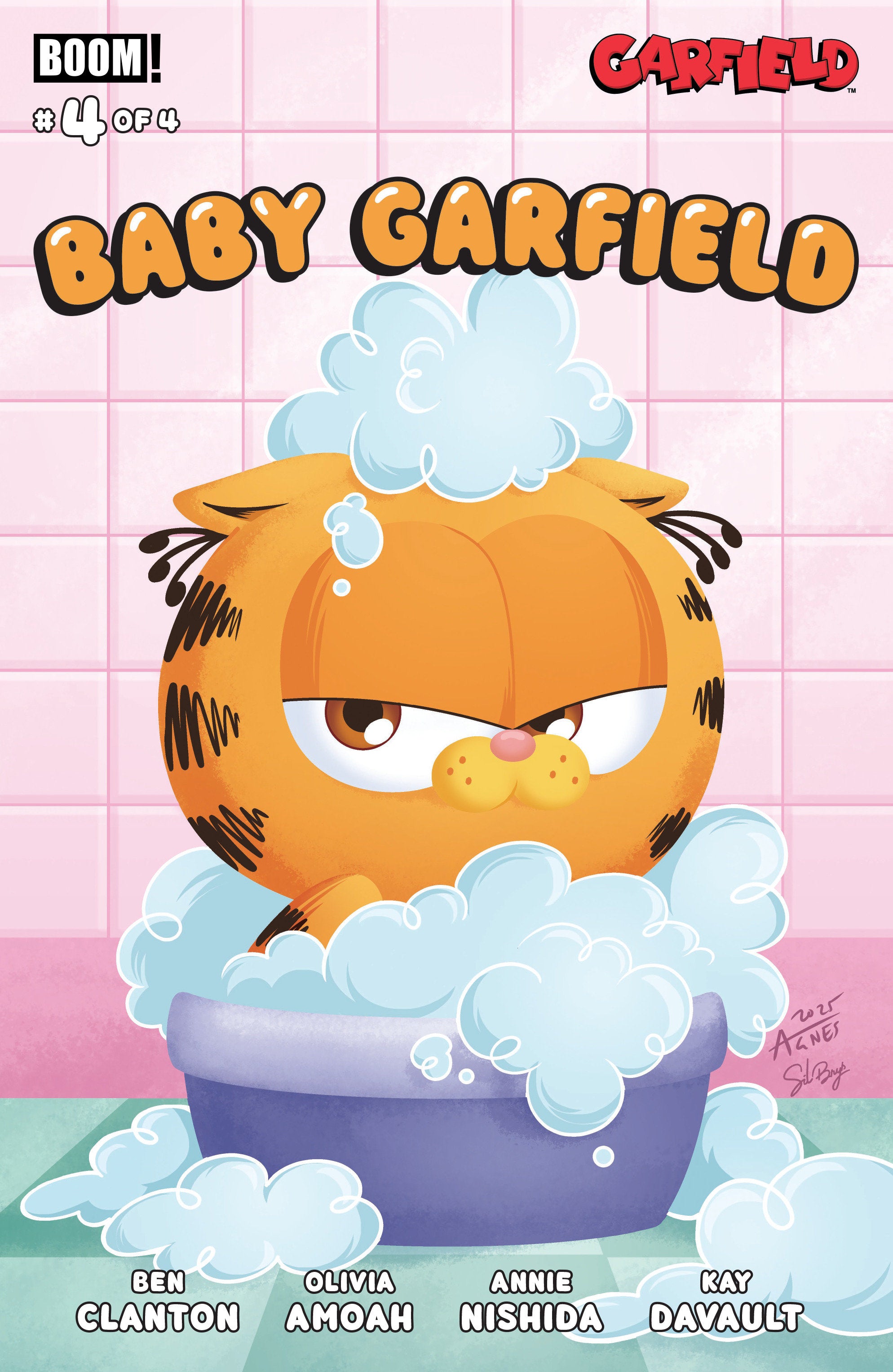BABY GARFIELD #4 A MAIN (DRESSED, GARBOWSKA)