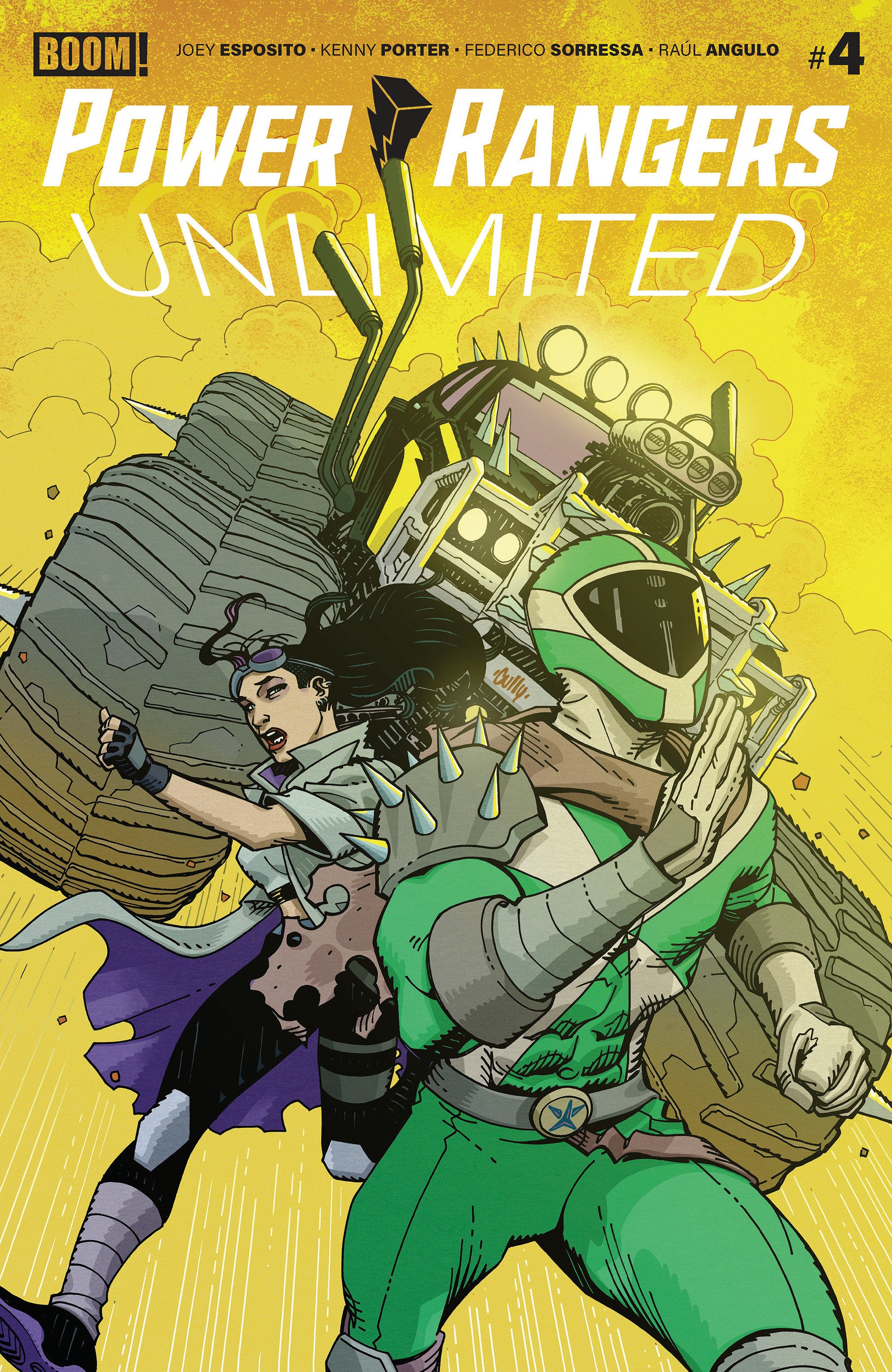 POWER RANGERS UNLIMITED #4 B VARIANT (DRESSED, HAMNER)