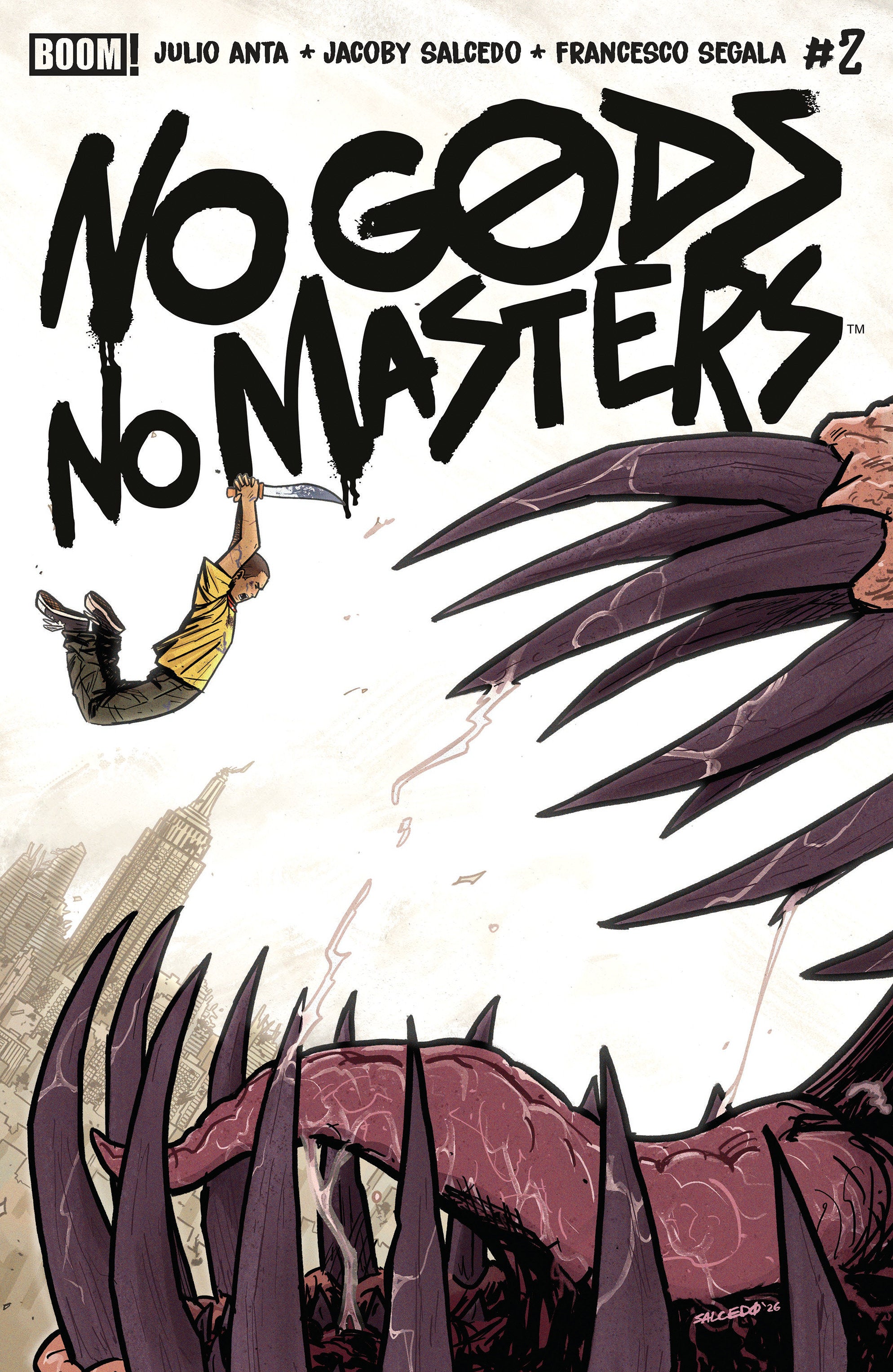 NO GODS, NO MASTERS #2 A MAIN (DRESSED, SALCEDO)