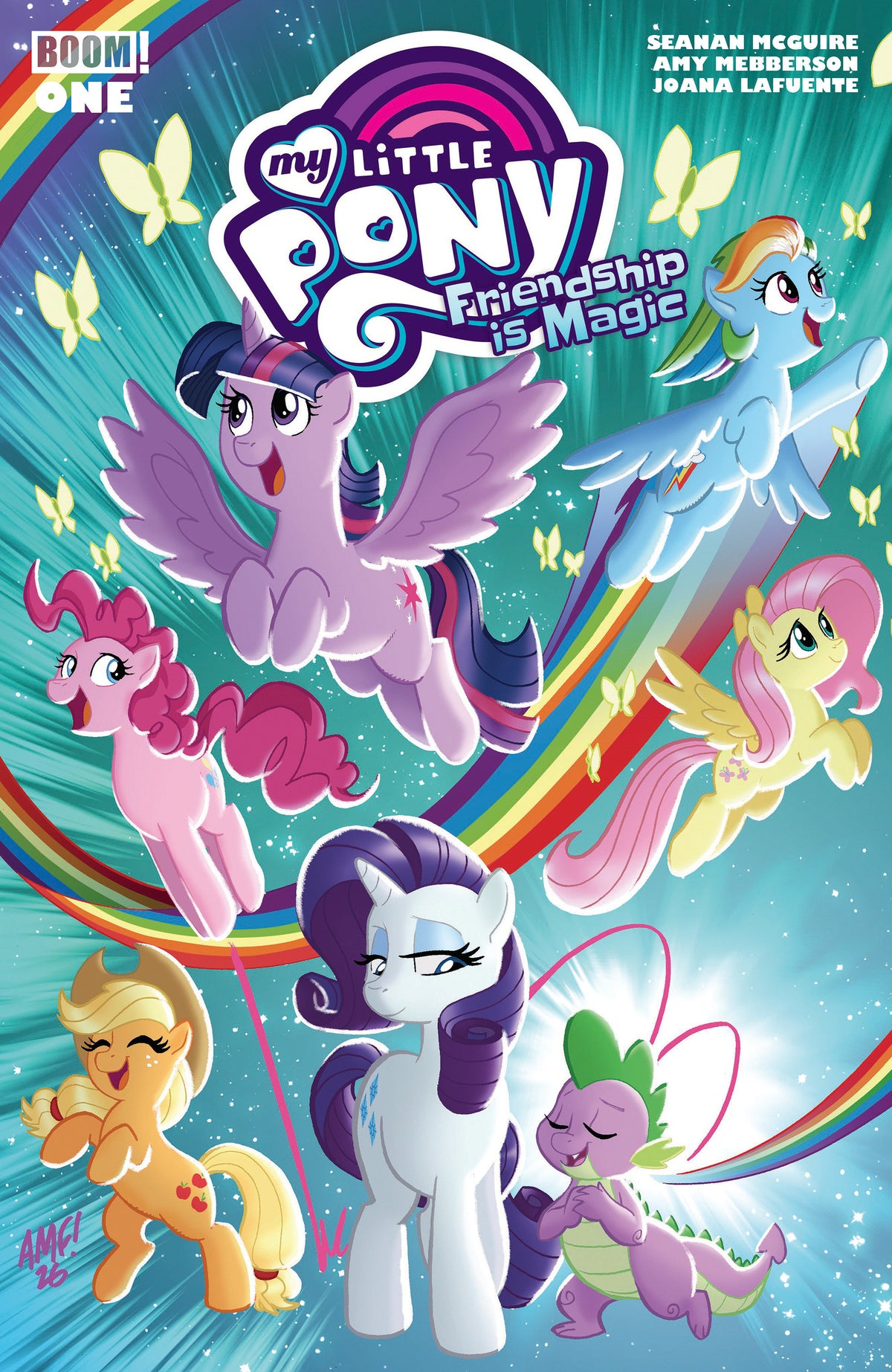 MY LITTLE PONY: FRIENDSHIP IS MAGIC (2026) #1 E POLYBAGGED COLLECTIBLE CARD VARIANT (DRESSED, FLEECS)