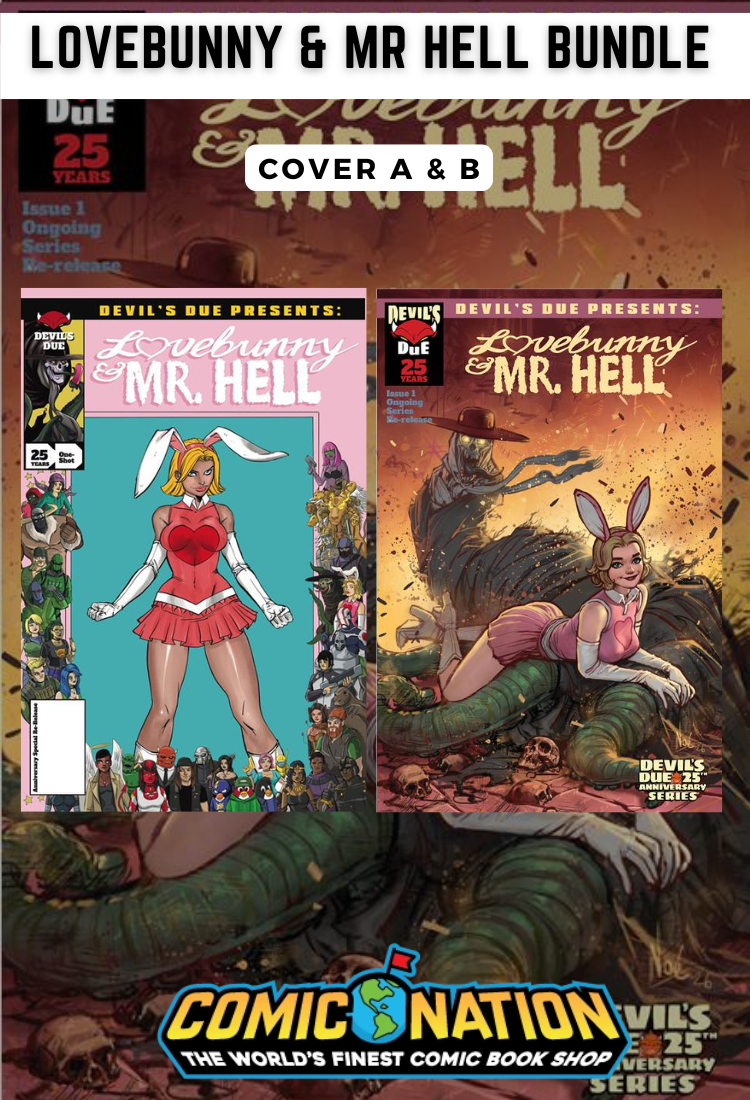 DEVILS DUE PRESENTS LOVEBUNNY & MR HELL #1 CVR A & B BUNDLE