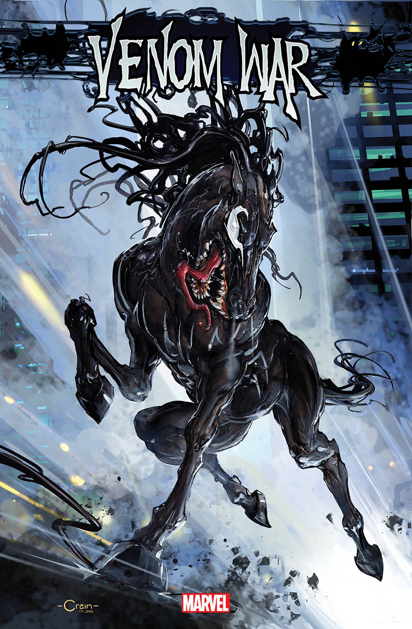 VENOM WAR #1 CLAYTON CRAIN VENOM HORSE VAR | COMIC NATION