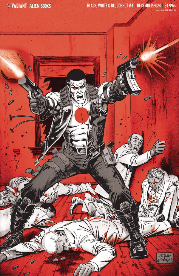 BLACK WHITE & BLOODSHOT #4 (OF 4) CVR F PERLIN VIRGIN