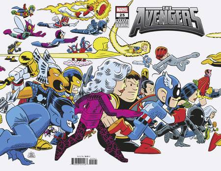 AVENGERS #25 CHRIS GIARRUSSO MARVEL UNIVERSE CONNECTING VARIANT B [DOOM]