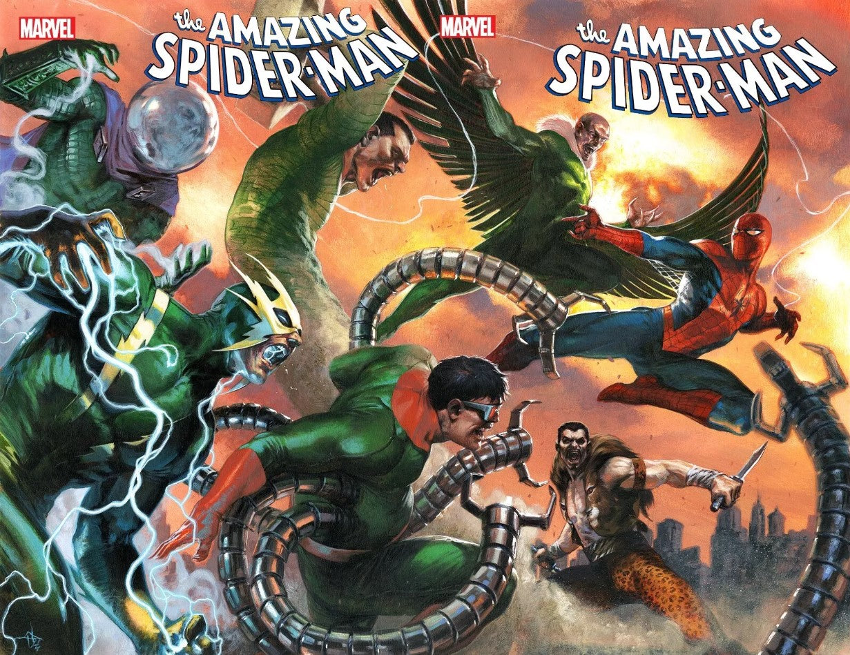 AMAZING SPIDER-MAN # 53 & #54 GABRIELE DELL'OTTO CONNECTING SET