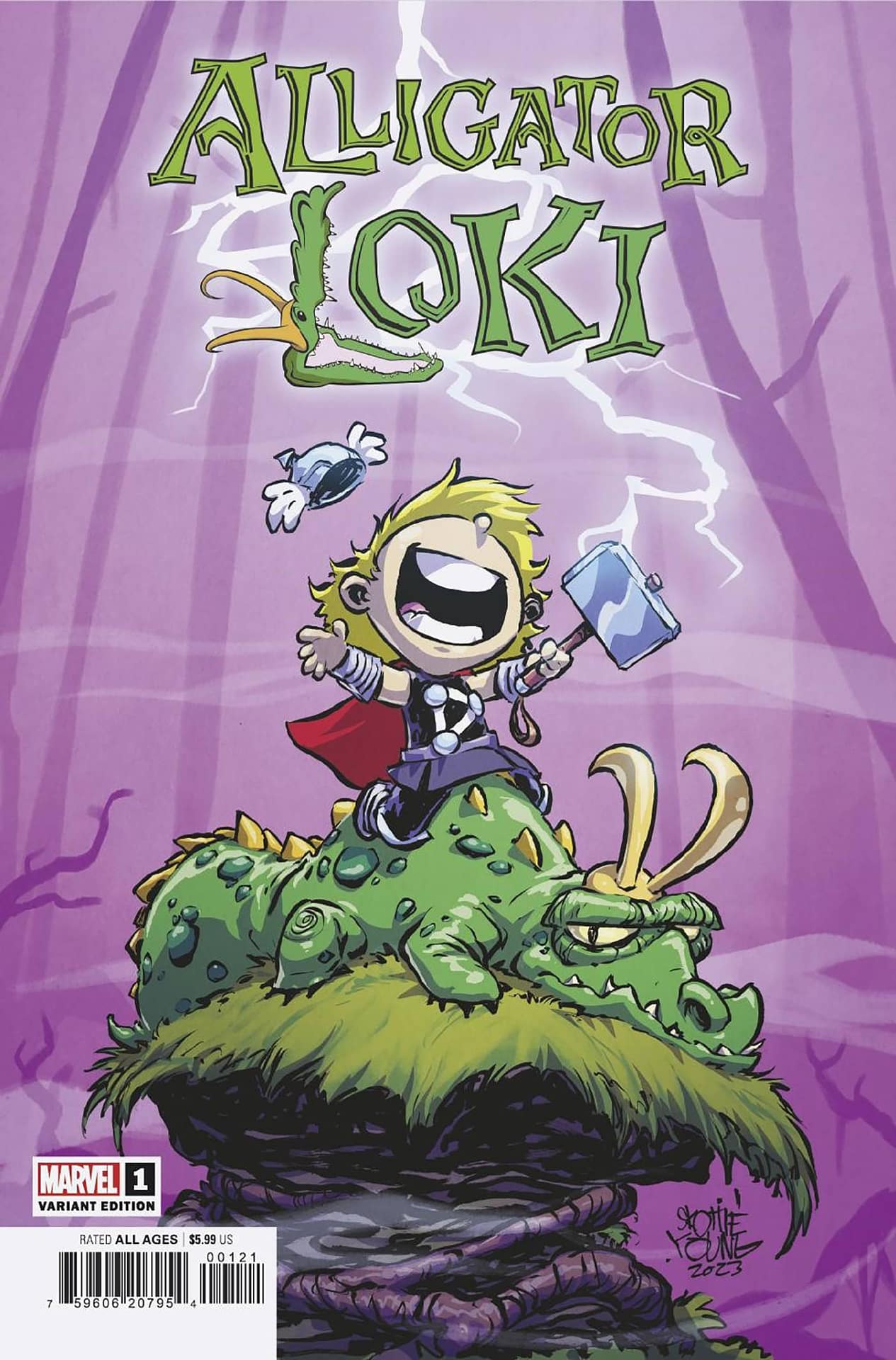 ALLIGATOR LOKI 1 SKOTTIE YOUNG VARIANT | COMIC NATION