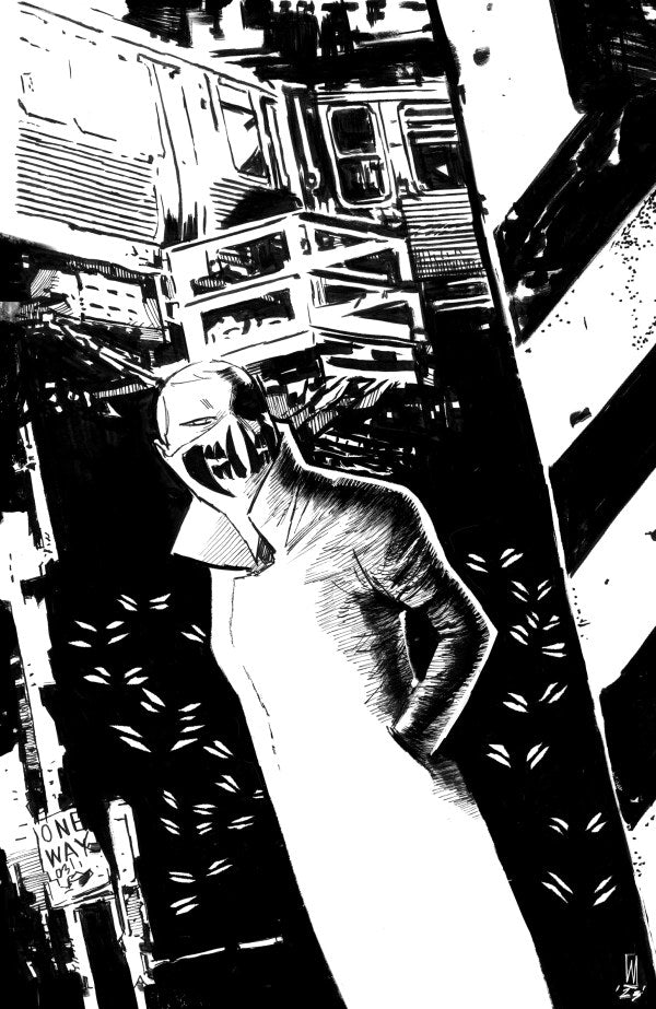 FALL OF THE HOUSE OF SLAUGHTER #1 COVER F 1:25 WERTHER DELL'EDERA BLACK & WHITE VIRGIN VARIANT