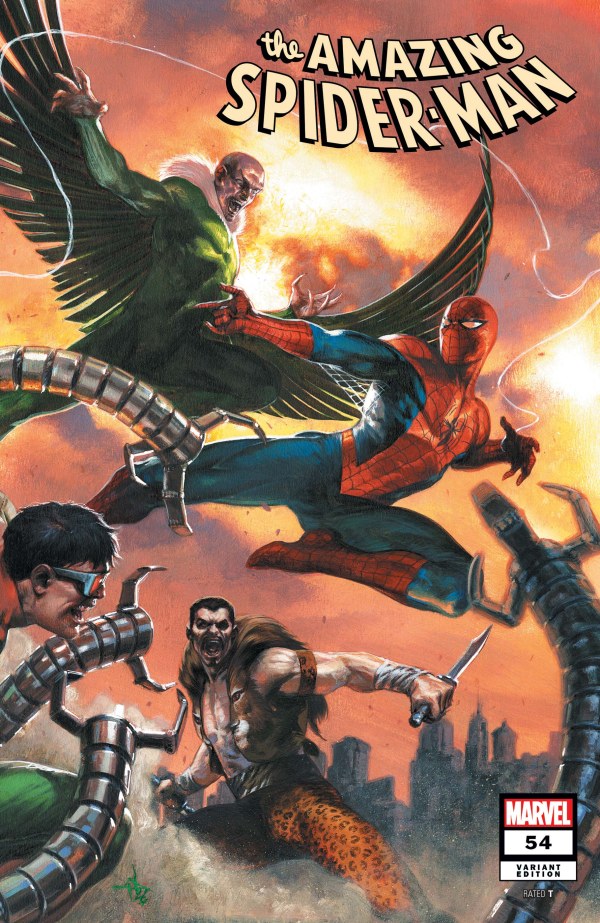 AMAZING SPIDER-MAN # 53 & #54 GABRIELE DELL'OTTO CONNECTING SET