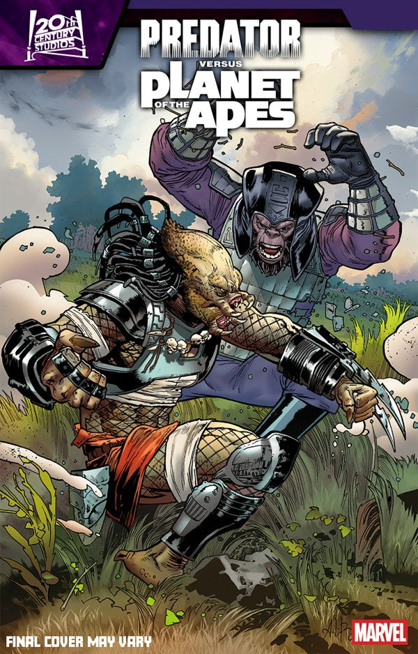PREDATOR VS. THE PLANET OF THE APES #5 ANDREI BRESSAN VARIANT