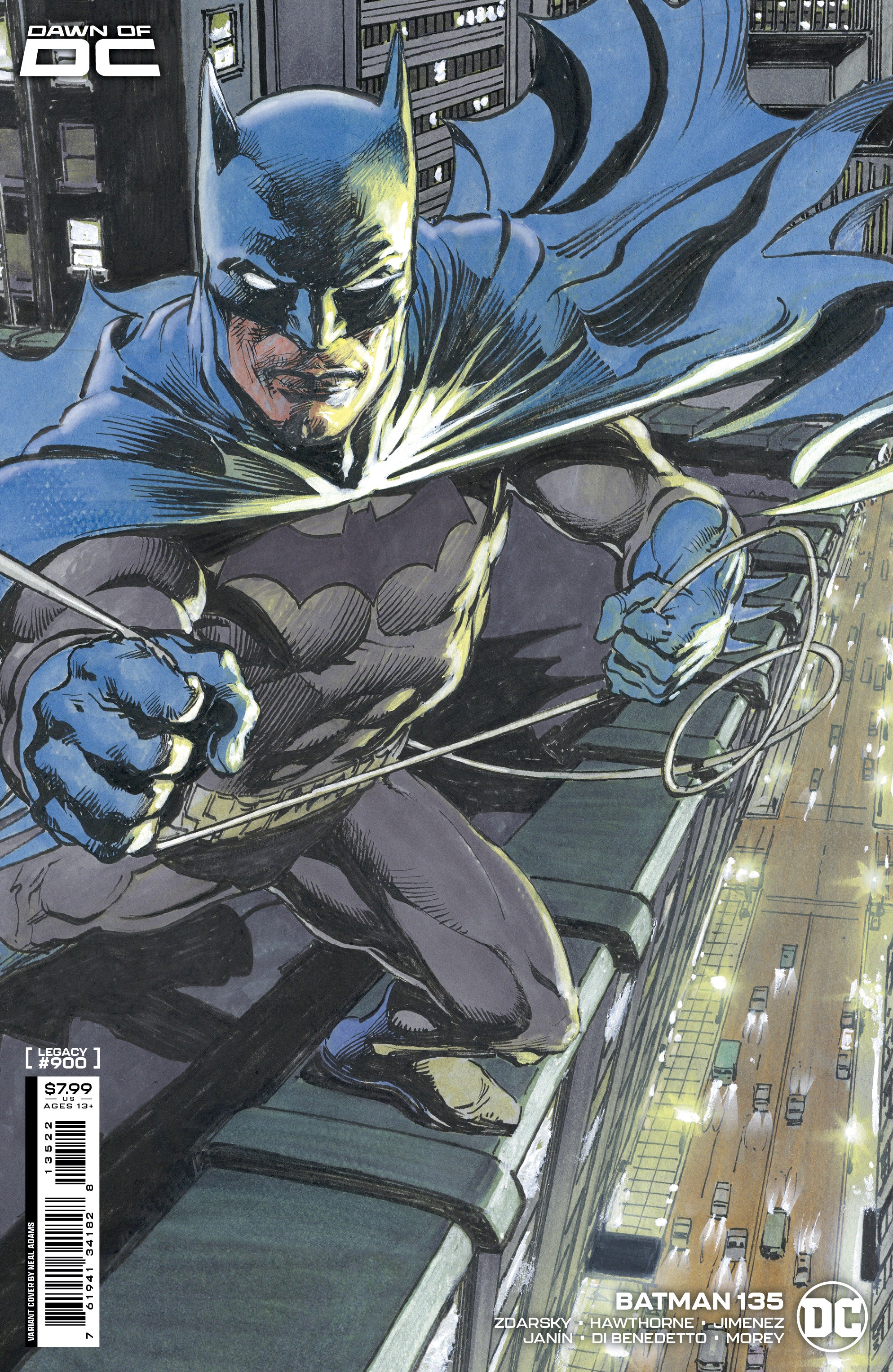 BATMAN 135 CVR G NEAL ADAMS CARD STOCK VAR (900) | Comic Nation