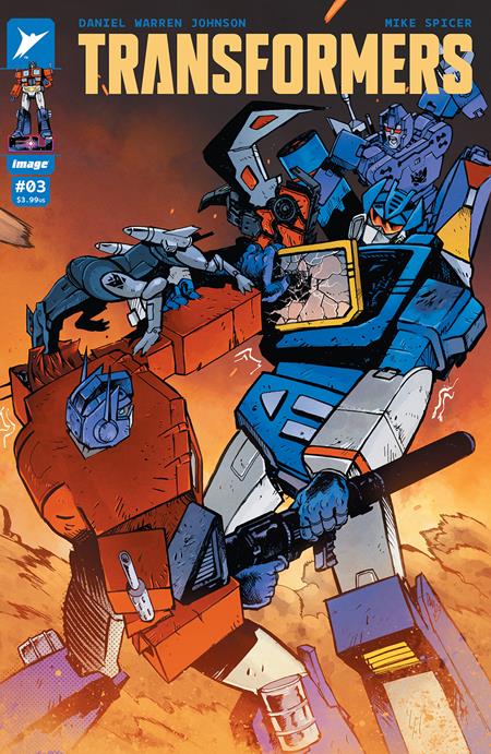 TRANSFORMERS #3 CVR A WARREN JOHNSON & SPICER 1ST PRINT