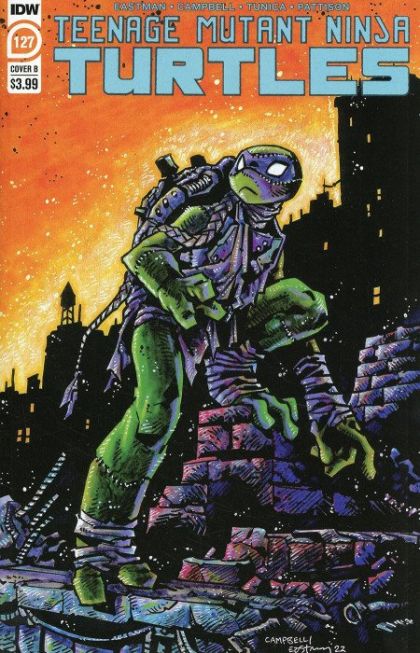 TEENAGE MUTANT NINJA TURTLES 127 COVER B KEVIN EASTMAN 2022