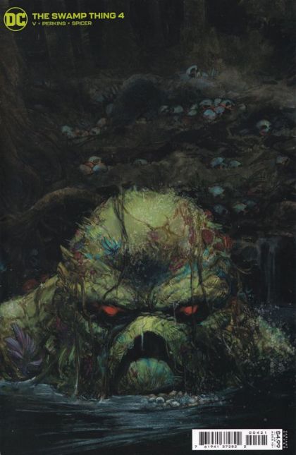 SWAMP THING 4 COVER B GERARDO ZAFFINO CARD STOCK VARIANT 2021