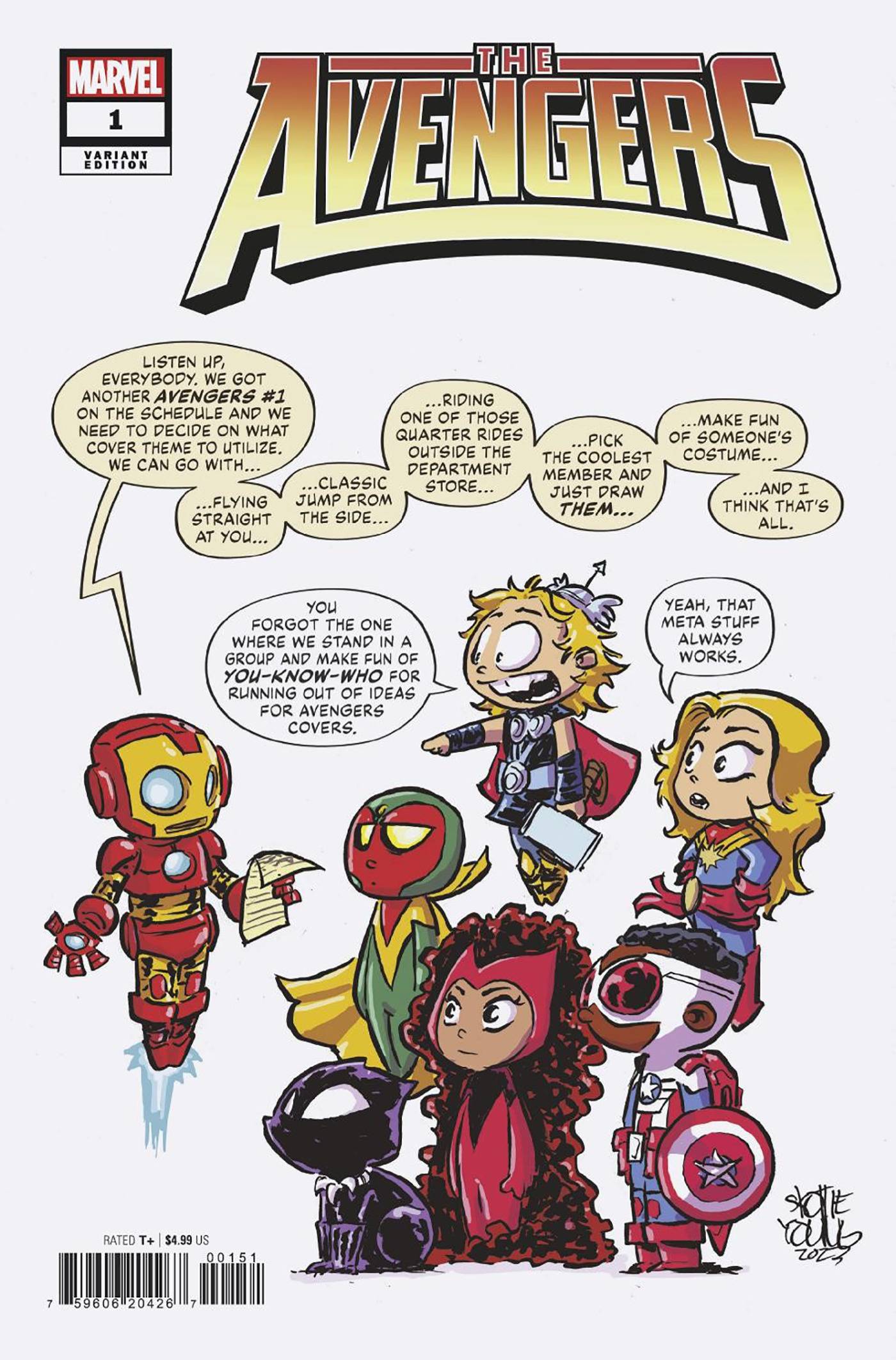 AVENGERS #1 SKOTTIE YOUNG VAR