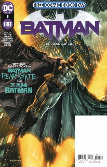 FREE COMIC BOOK DAY 2021 (BATMAN) 1 COVER A MICO SUAYAN 2021