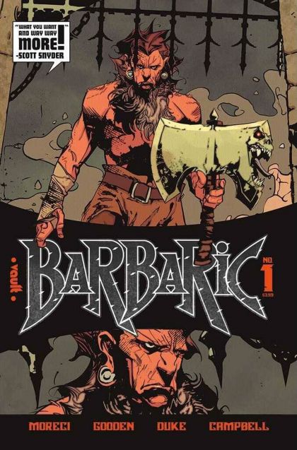 BARBARIC 1 COVER M GOODEN & DUKE SECOND PRINTING 2021