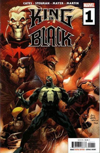 KING IN BLACK 1 COVER A-2 RYAN STEGMAN - THING SECRET VARIANT 2020