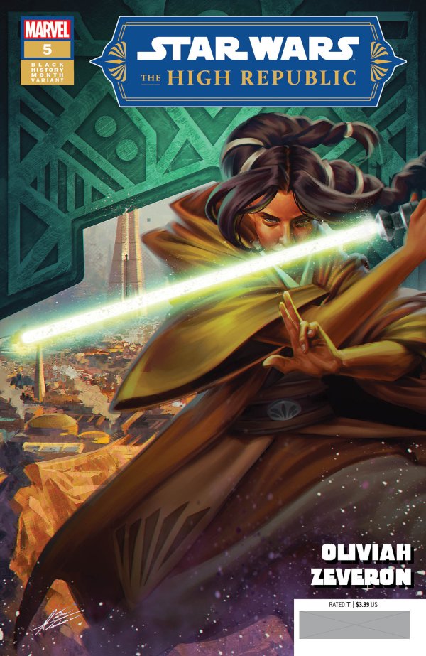 STAR WARS: THE HIGH REPUBLIC #5 MANHANINI BLACK HISTORY MONTH VARIANT