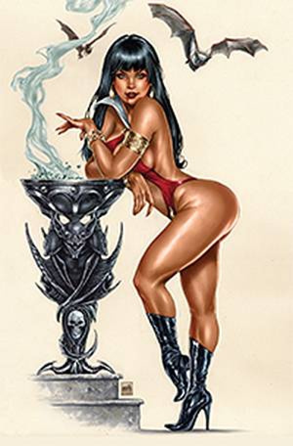 VAMPIRELLA 1992 ONE SHOT COPY KROME VIRGIN 1:15 INCENTIVE