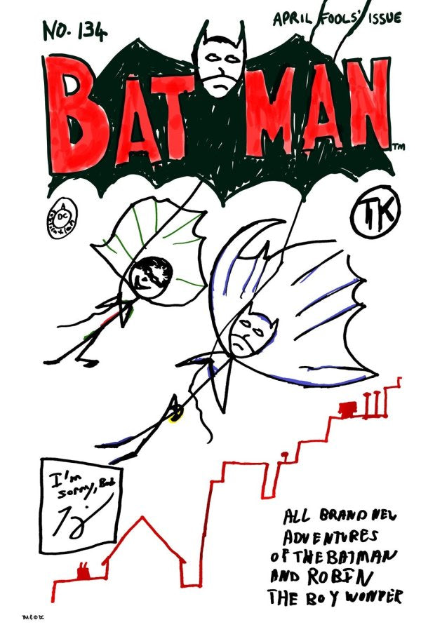 BATMAN #134 COVER F TOM KING APRIL FOOLS CARD STOCK VARIANT