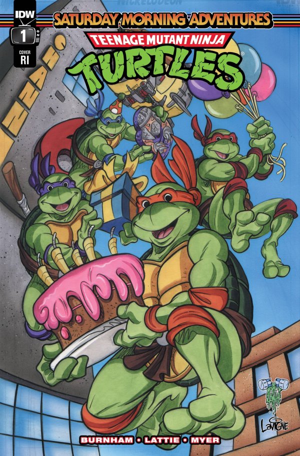 TEENAGE MUTANT NINJA TURTLES: SATURDAY MORNING ADVENTURES #1 1:10 LATTIE VARIANT