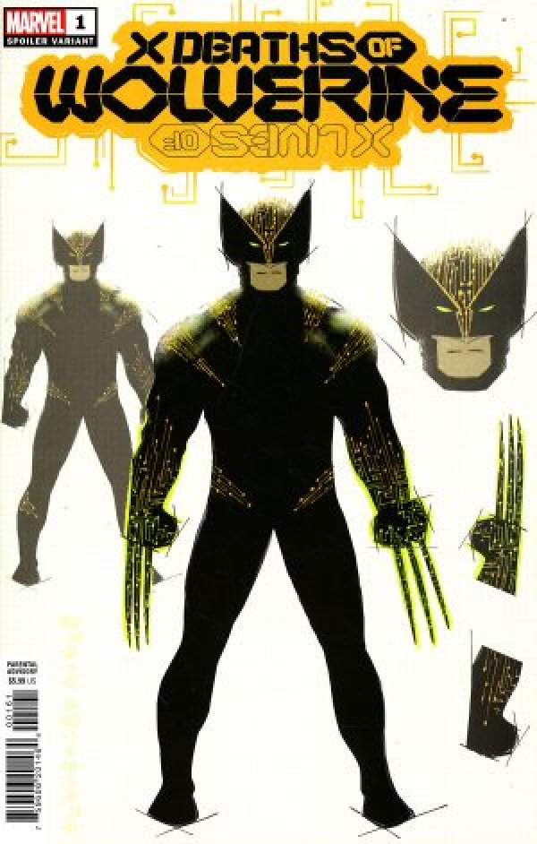 X DEATHS OF WOLVERINE 1 COVER N SPOILER VARIANT 2022