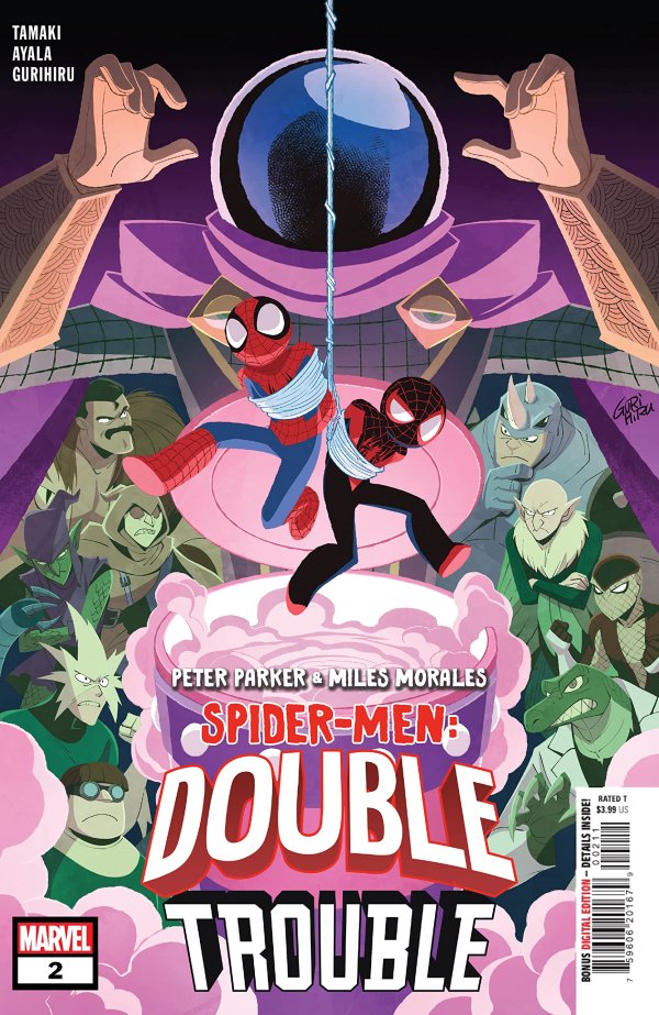 PETER PARKER & MILES MORALES - SPIDER-MEN: DOUBLE TROUBLE #2 MAIN COVER