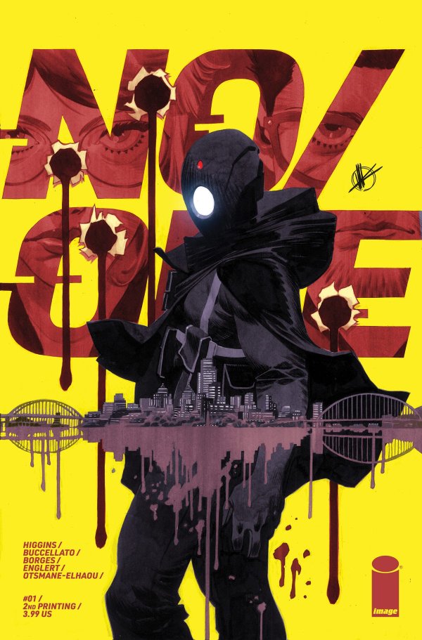 NO ONE #1 2ND PRINTING COVER