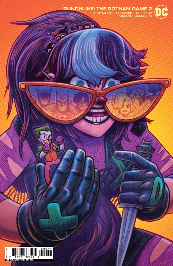 PUNCHLINE: THE GOTHAM GAME #2 COVER D INCENTIVE 1:25 DAN HIPP CARD STOCK VARIANT