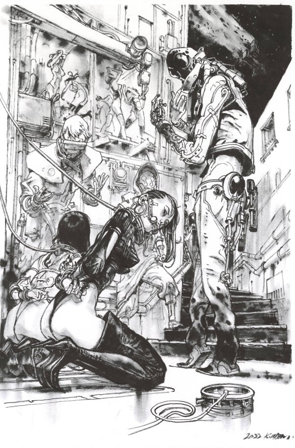 LIQUID KILL #1 COVER H 1:10 INCENTIVE JUNG GI B&W