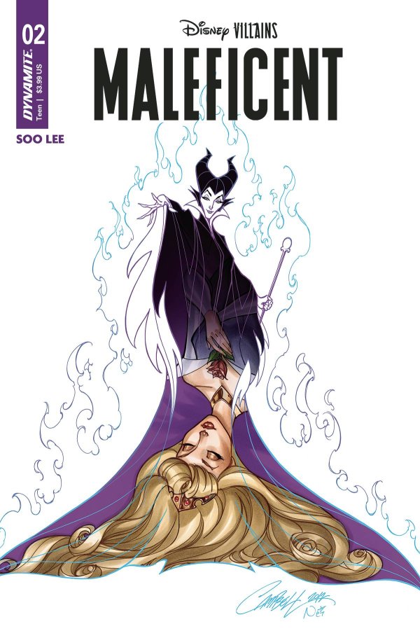 DISNEY VILLAINS: MALEFICENT #2 COVER O FOC CAMPBELL