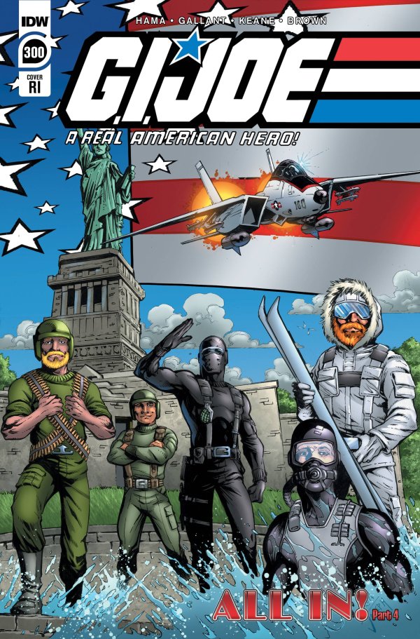 G.I. JOE: A REAL AMERICAN HERO #300 1:25 INCENTIVE RON JOSEPH VARIANT