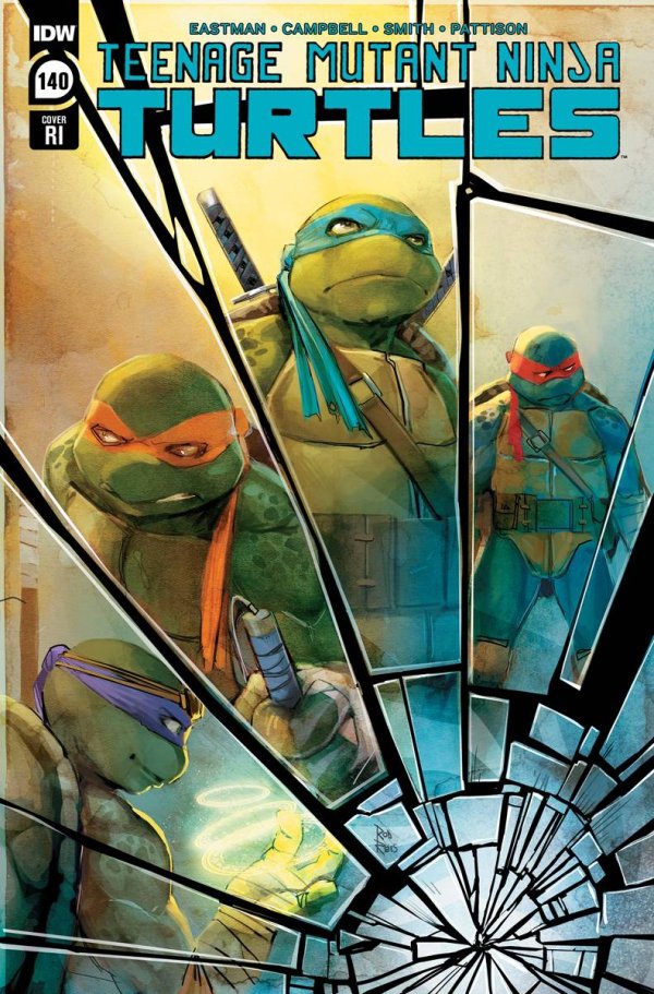 TEENAGE MUTANT NINJA TURTLES #140 COVER RI 1:10 ROD REIS VARIANT